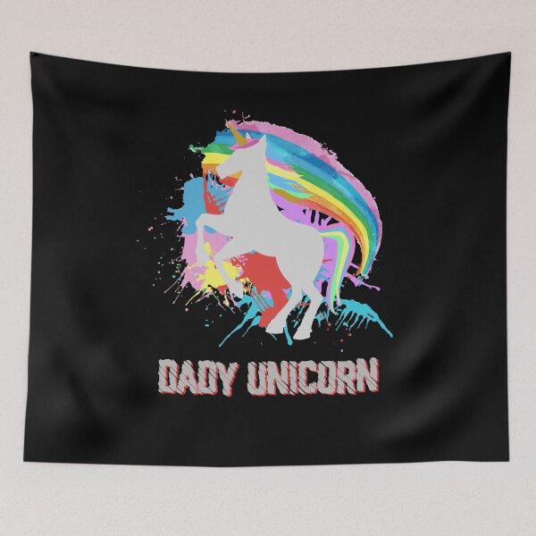 Item preview, Dadacorn - Unicorn Dad and Baby Christmas Papa Gif designed and sold by Da-Gi.