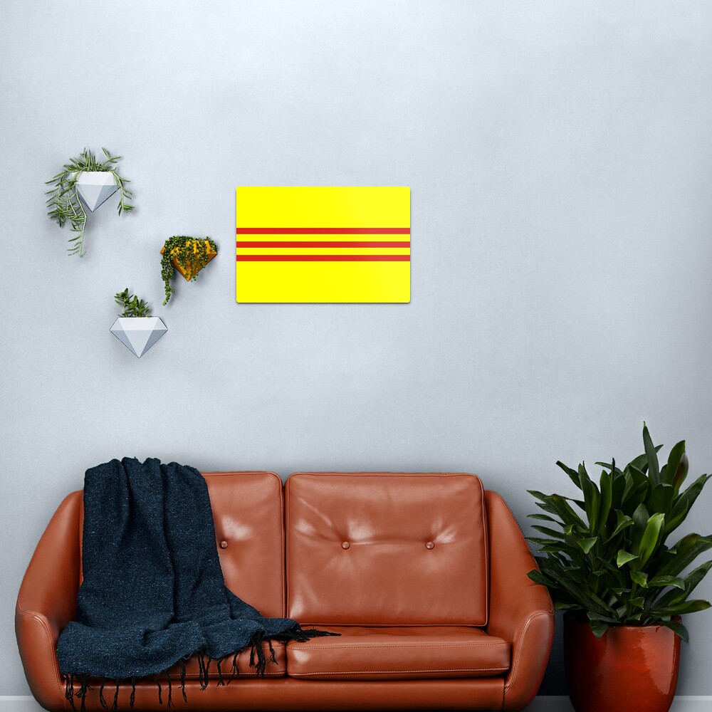 south vietnam flag Metal Print