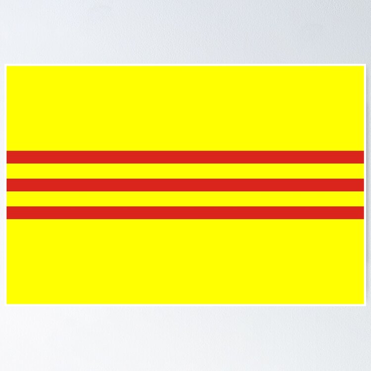 south vietnam flag Sticker