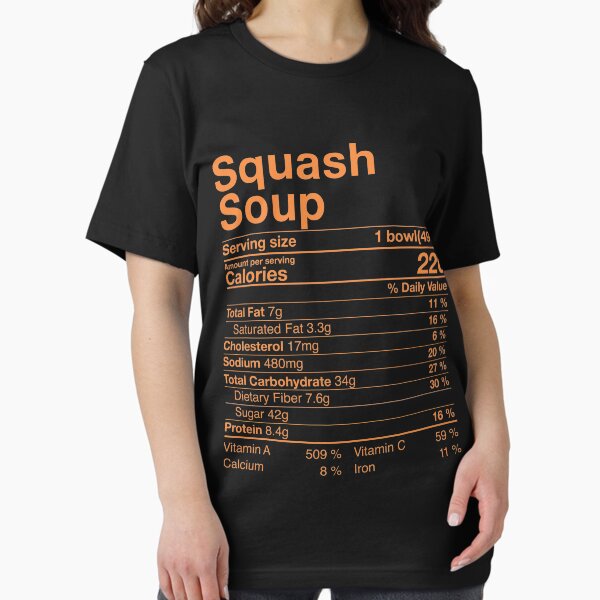 Item preview, Funny Squash Soup Nutritional Fact Costume Thanksgiving Gift  designed and sold by Nikolaienko Artem.
