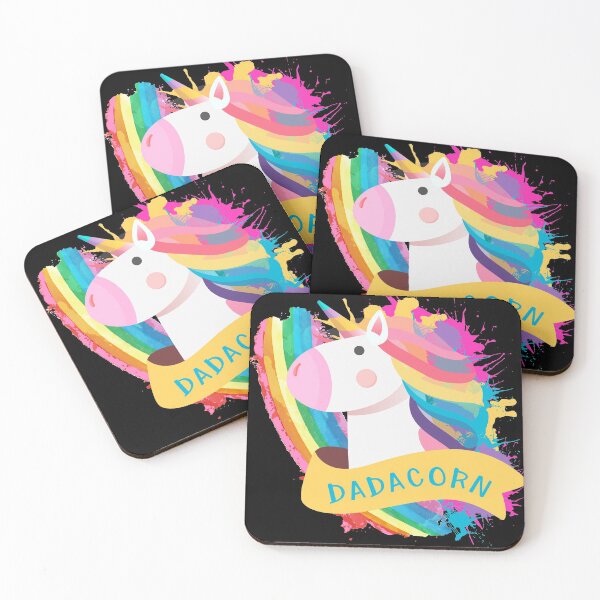 Item preview, Dadacorn - Unicorn Dad and Baby Christmas Papa Gif designed and sold by Da-Gi.