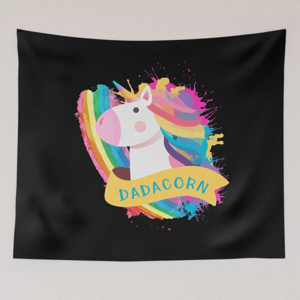 Item preview, Dadacorn - Unicorn Dad and Baby Christmas Papa Gif designed and sold by Da-Gi.