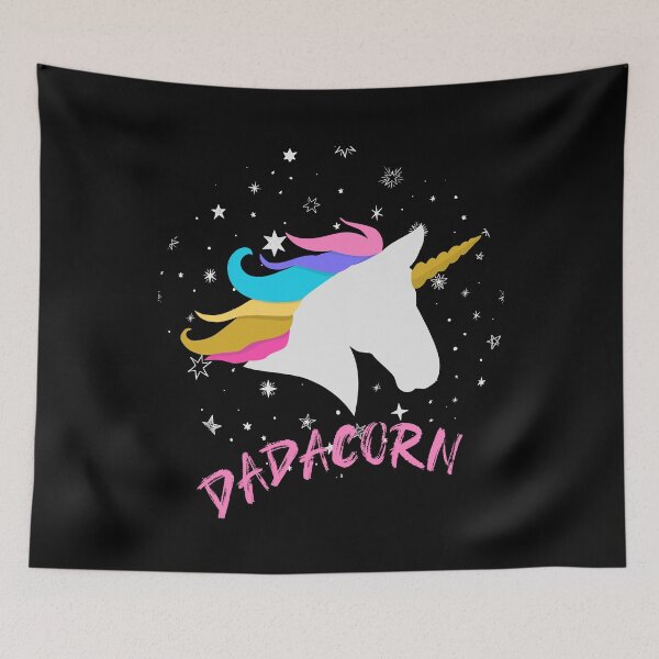 Item preview, Dadacorn - Unicorn Dad and Baby Christmas Papa Gif designed and sold by Da-Gi.