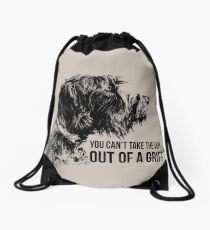 SNIFF A GRIFF Drawstring Bag