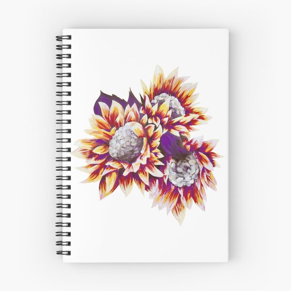 Item preview, Red, Yellow, and Purple Sunflower Cluster designed and sold by Ethisha.