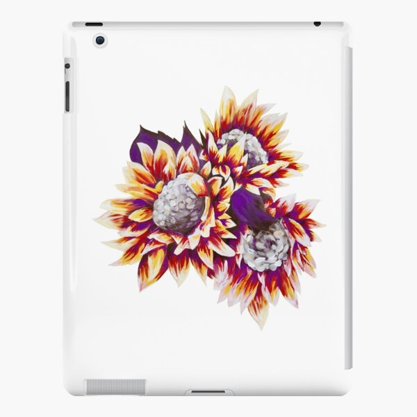 Red, Yellow, and Purple Sunflower Cluster iPad Snap Case