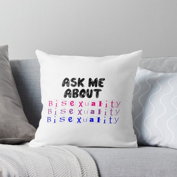 Item preview, Ask Me About Bisexuality designed and sold by gekoladie.