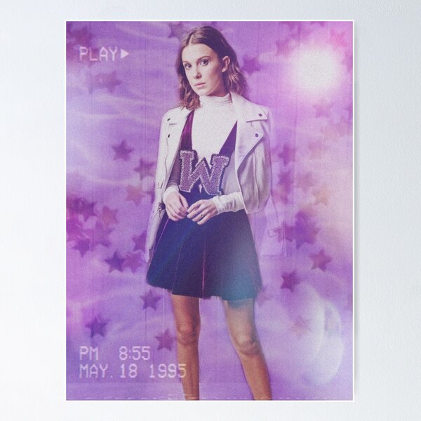 Poster for Sale avec l'œuvre « Millie Bobby Brown » de l'artiste