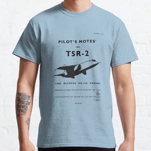 Pilot's Notes for TSR-2 Classic T-Shirt