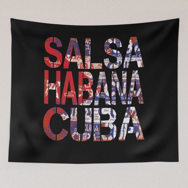 Aperçu de l'œuvre Salsa Habana Cuba - Cadeau de danseuse de salsa créée et vendue par Dubbra.