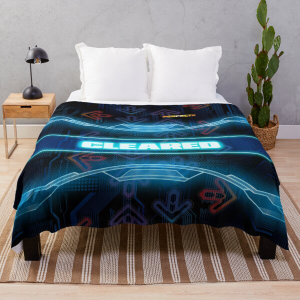 Perfect Cleared Dance Dance Revolution Throw Blanket