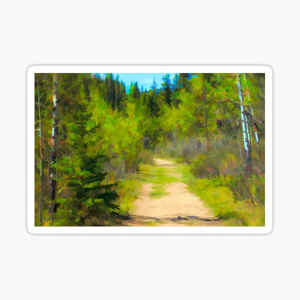 Item preview, Hiking trail in the foothills. designed and sold by CanadianWild418.