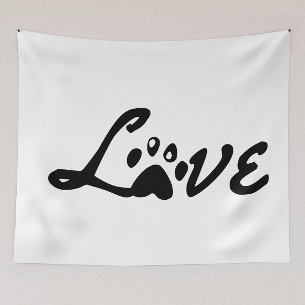 Item preview, Love paw love dog cat designed and sold by TShirtsByMs.