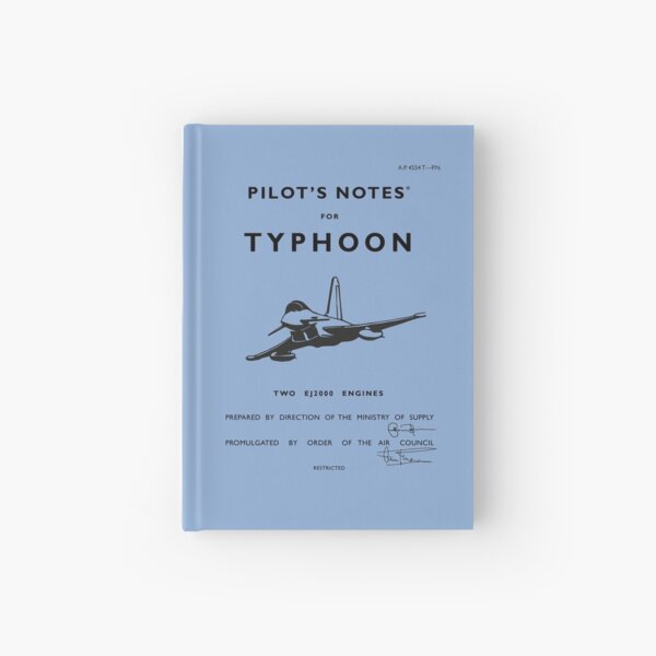 Pilot's Notes for Typhoon Hardcover Journal