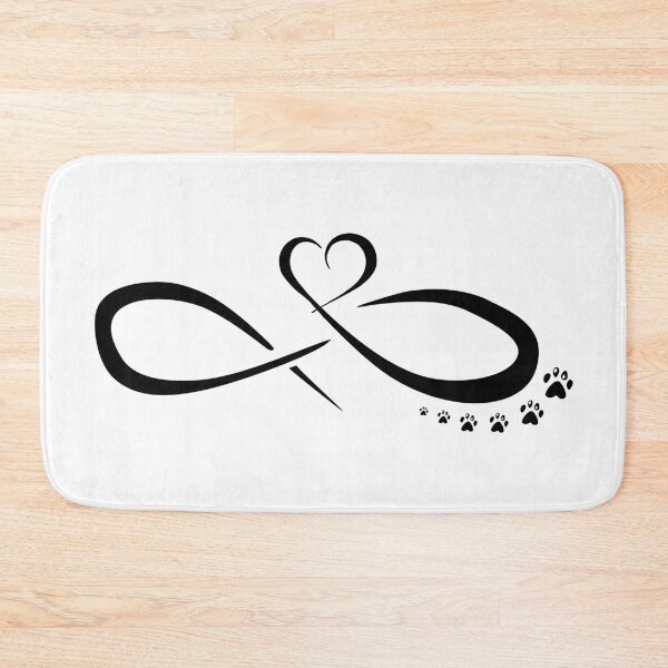 Item preview, infinite heart paw trail designed and sold by TShirtsByMs.