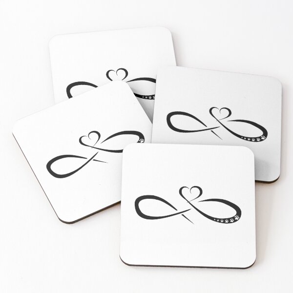 Item preview, infinite heart paw trail designed and sold by TShirtsByMs.