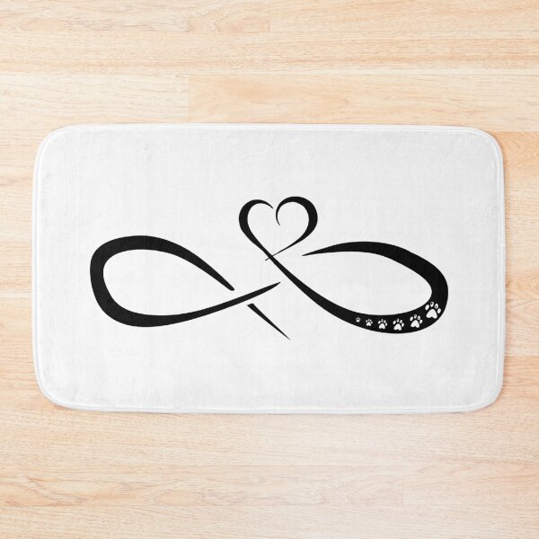 Item preview, infinite heart paw trail designed and sold by TShirtsByMs.