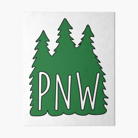 PNW Adventure Fund  Art Board Print for Sale by busybiegz