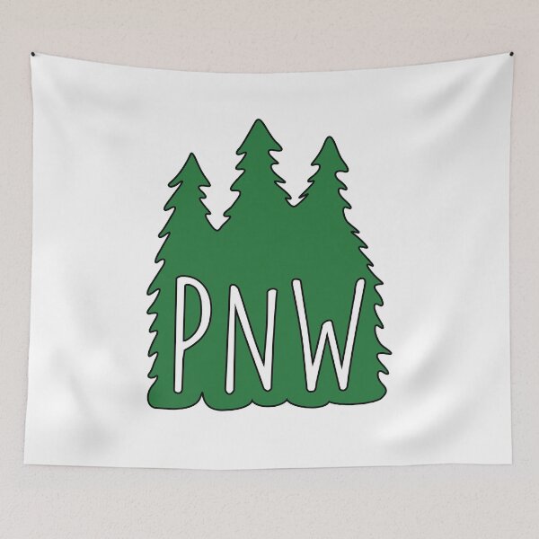 Item preview, PNW Evergreen Pine Trees designed and sold by elmma design.