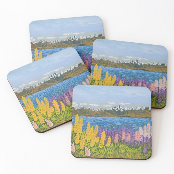 Item preview, Lupines near Lake Tekapo, New Zealand designed and sold by AntonL18.