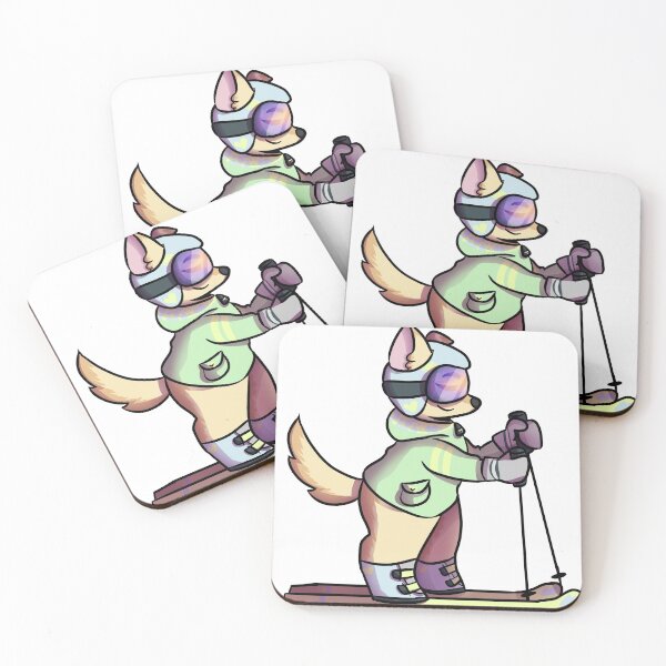 Item preview, Skiing dog  designed and sold by UnicornDaya.