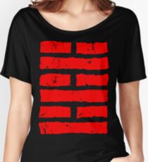 Arashikage Distressed Red Women's Relaxed Fit T-Shirt
