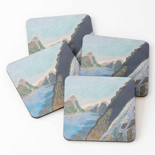 Item preview, Bowen Falls in Milford Sound, New Zealand designed and sold by AntonL18.