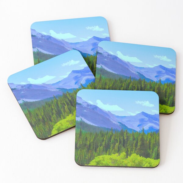 Item preview, Alberta Rockies illustration. designed and sold by CanadianWild418.