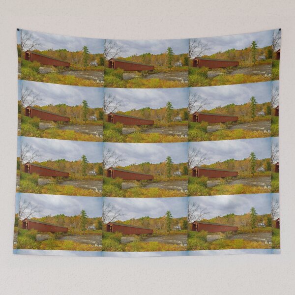 Item preview, USA. Connecticut. West Cornwall Covered Bridge. designed and sold by vadim19.