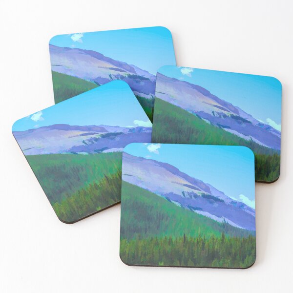 Item preview, Rockies of Alberta illustration designed and sold by CanadianWild418.