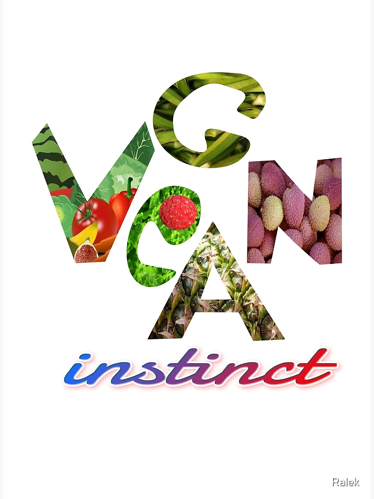 Thumbnail 3 of 3, Poster, VEGAN instinct designed and sold by Ralek.