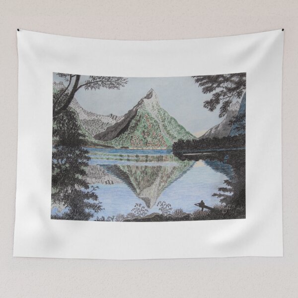Item preview, Serenity of Milford Sound, New Zealand designed and sold by AntonL18.