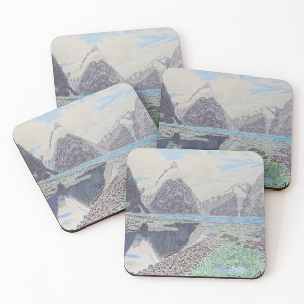 Item preview, Mitre Peak in Milford Sound, New Zealand designed and sold by AntonL18.