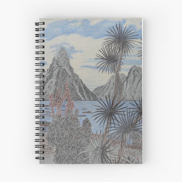 Item preview, Cabbage trees and Mitre Peak designed and sold by AntonL18.