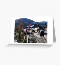 Llangollen Steam Railway Station Greeting Card