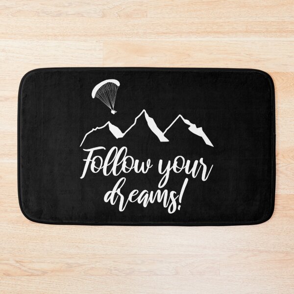 Item preview, Follow your dreams! Paradliding paraglider parachute flying designed and sold by VollNiceDesign.
