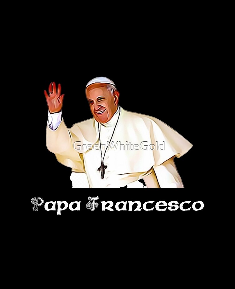 Papa Francesco Papst Franziskus Keltische Fans Singen Inspiriertes Design Ipad Hulle Skin Von Greenwhitegold Redbubble