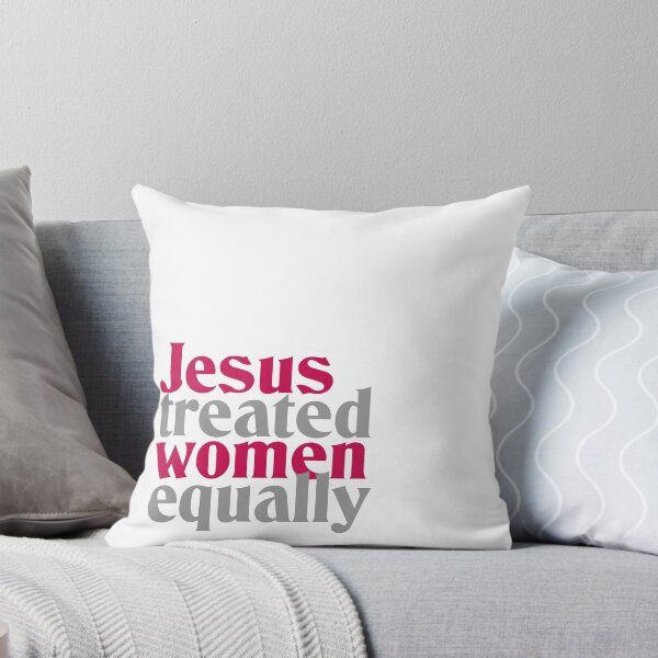 Item preview, Jesus Treated Women Equally in pink designed and sold by ellecapitano.