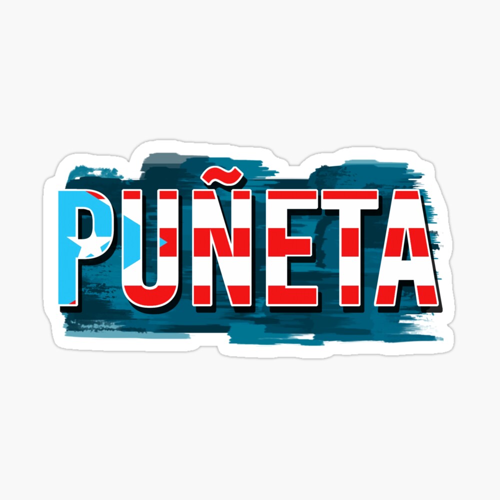 Puñeta / Puneta Puerto Rican slang Sticker (Boricua) | Magnet