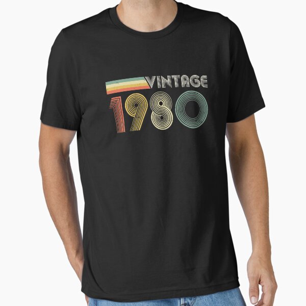 Vista previa del artículo con la obra «Vintage 1980, regalo de cumpleaños número 44», diseñado y vendido por RicardoTito.