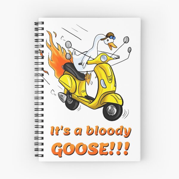 Item preview, Digibytes "It's a Bloody Goose!" Goose on Scooter designed and sold by Lanton.