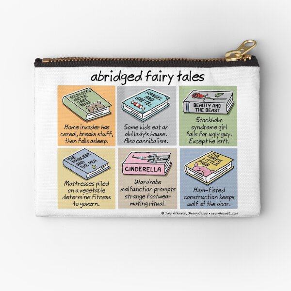 Item preview, cuentos de hadas abreviados designed and sold by WrongHands.