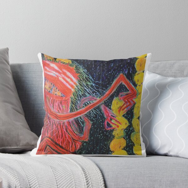 Item preview, Unsatiated - A Red Lady With A Stack Of Cookies designed and sold by Nancy Mauerman.