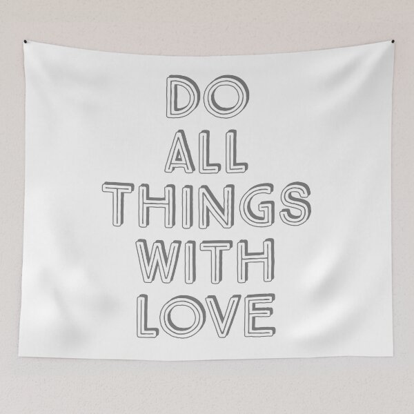 Item preview, DO ALL THINGS WITH LOVE designed and sold by Inspirationmotivation.