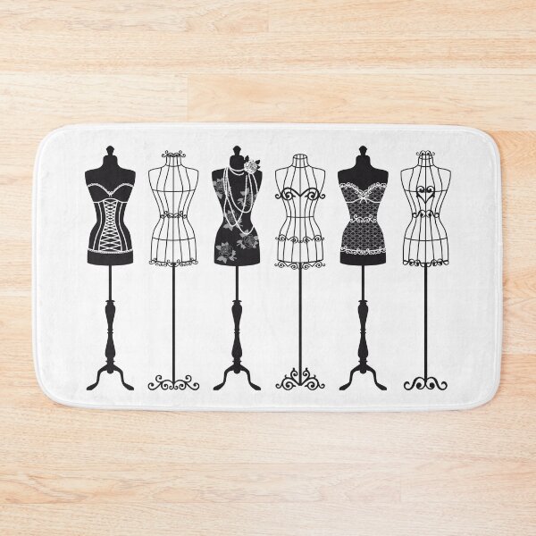 Item preview, Vintage fashion mannequins silhouettes designed and sold by beakraus.