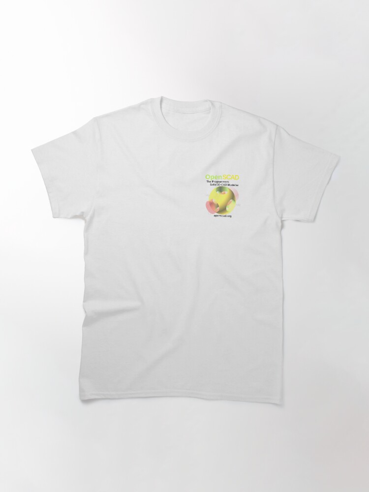Alternate view of OpenSCAD - the Alt-Lighter Side Classic T-Shirt