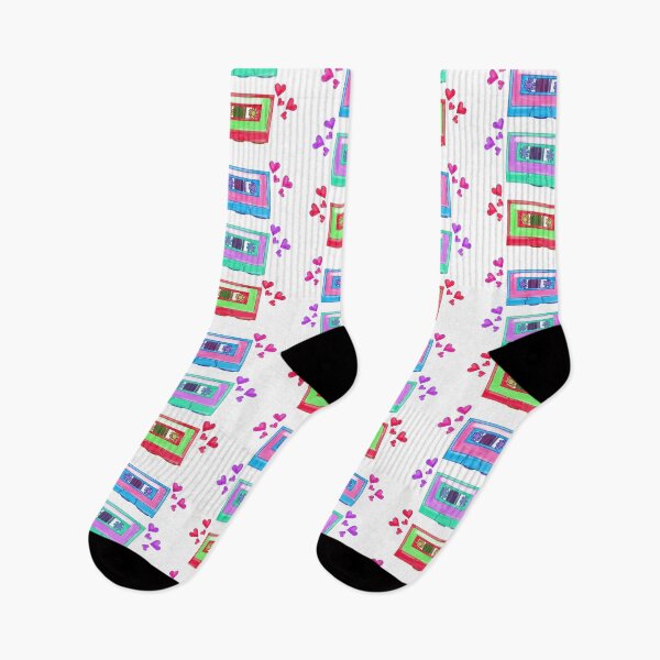 Item preview, Three Cartoon Style Mixtapes Heart Retro Style Design  designed and sold by mytshirtfort.