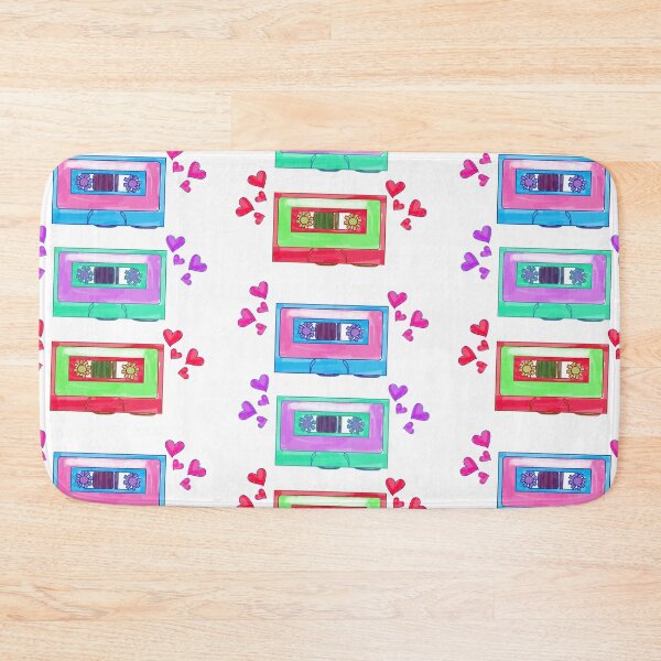 Item preview, Three Cartoon Style Mixtapes Heart Retro Style Design  designed and sold by mytshirtfort.