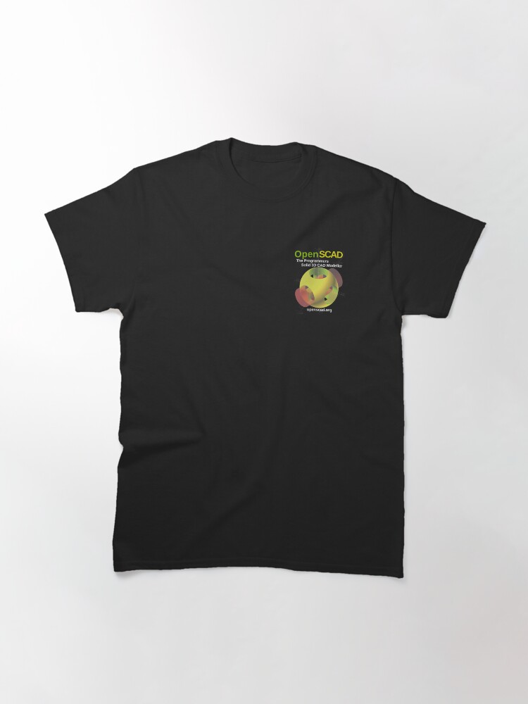 Alternate view of OpenSCAD - The Alt-Dark Side Classic T-Shirt