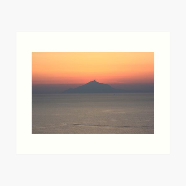 Item preview, Mount Athos At Sunset designed and sold by Vicki Spindler (VHS Photography).